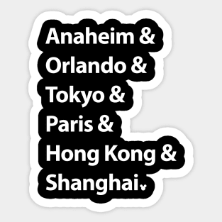 Worldwide Parks Sticker